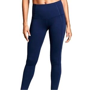 Victoria Secret Sport Knockout High Waist Dark Navy Blue Leggings Size M